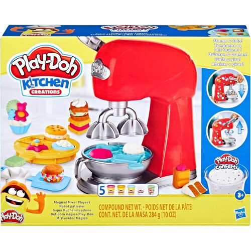 Play-Doh Kitchen Creations Magical Mixer Playset for Ages 3+ (HASF4718)