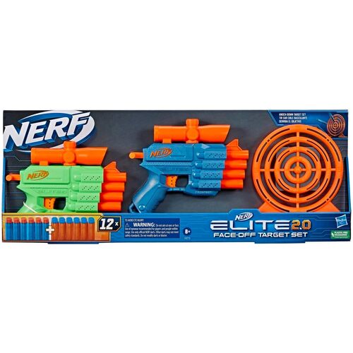 Hasbro Nerf Elite 2.0 Face-Off Target Set for Ages 8+ (HASF8273)