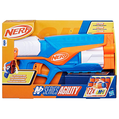Nerf N Series Agility incl 12 Nerf N1 Foam Darts Ages 8+ (HASF8629)