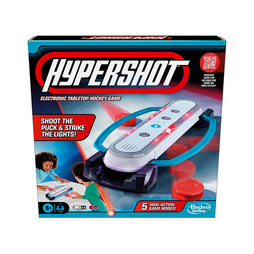 Hasbro Hypershot Electronic Tabletop Hockey Game 1-2 Players Ages 8+ (HASF9917)
