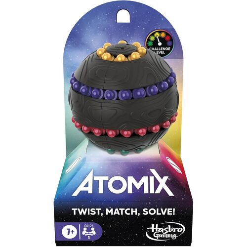 Hasbro Atomix Puzzle Twist Match Solve 1 Player Ages 7+ (HASG0126)