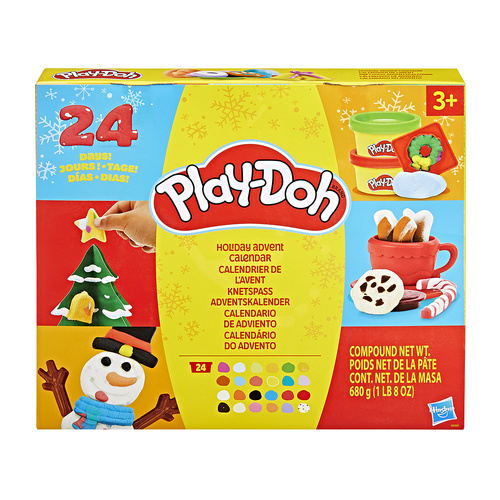 Play-Doh Holiday Advent Calendar Craft Set for Kids Ages 3+ (HASG0501)