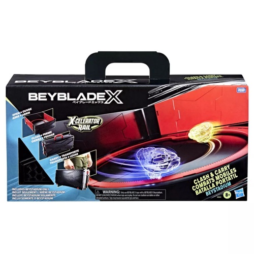 Beyblade X Clash & Carry Battle Ring Beystadium Set for Ages 8+