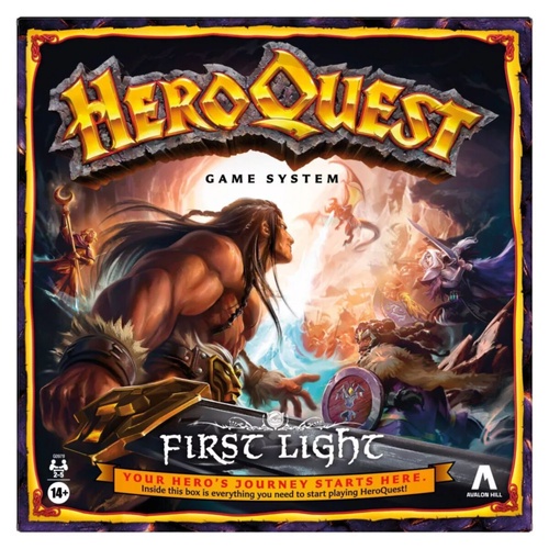 HeroQuest First Light Fantasy Adventure Board Game 2-5 Players Ages 14+