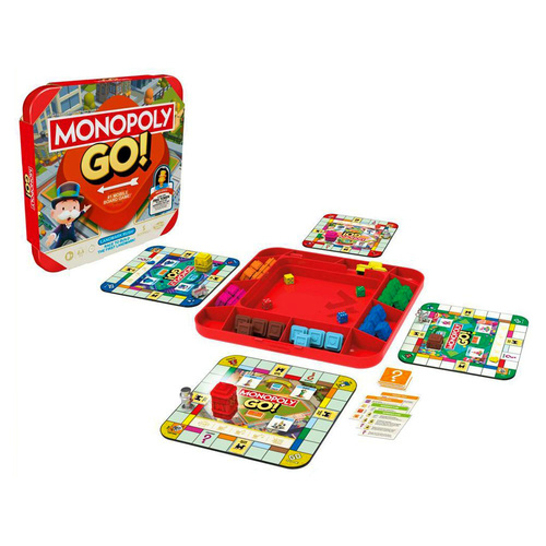 Monopoly Go! Family Board Game 2-4 Players Ages 8+ (HASG1291)