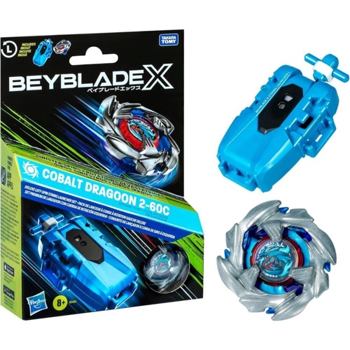 Beyblade X-Deluxe Launcher Dragoon 2-60C Left-Spin Battle Top Set
