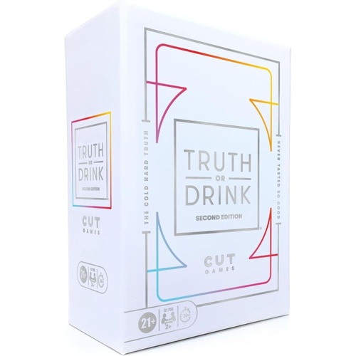 Truth or Drink Second Edition Adult Party Game 2+ Players Ages 21+