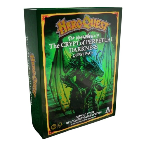 HeroQuest Crypt of Perpetual Darkness Quest Pack 2-5 Players Ages 14+