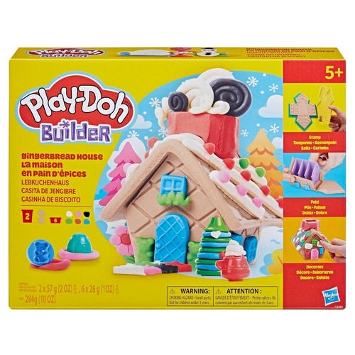 Play-Doh Builder Gingerbread House Advent Activity for Children