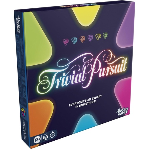 Trivial Pursuit Refresh Family Trivia Board Game 1-6+ Players Ages 13+