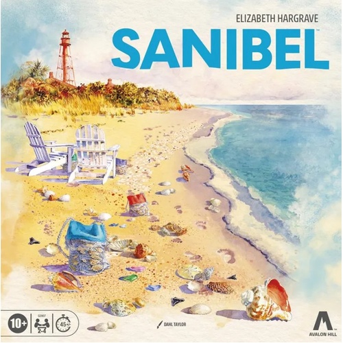 Hasbro Sanibel Tile Placement Board Game 2-4 Players Ages 10+