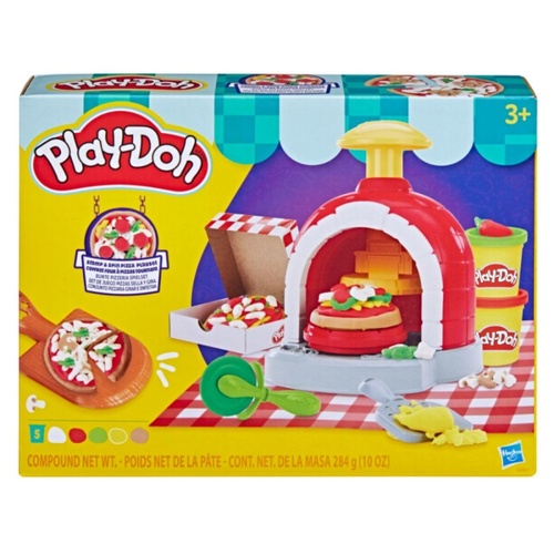 Play-Doh Stamp & Spin Pizza Fun Play Food Set for Kids Ages 2+