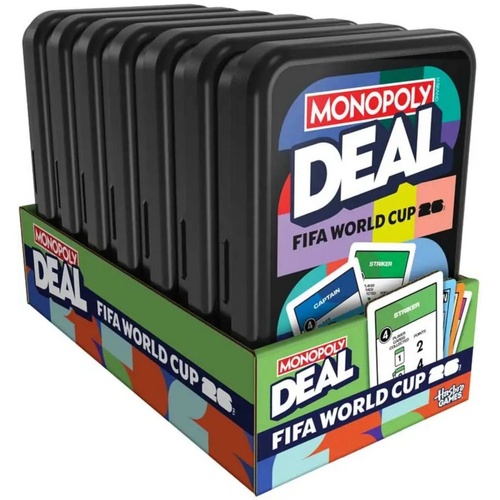 Monopoly Deal FIFA World Cup 2026 Edition Card Game 2-5 Players Ages 8+