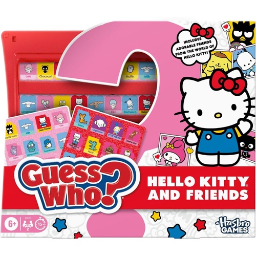 Guess Who? Hello Kitty & Friends Card Game 2-Players Ages 6+