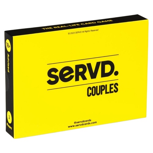 Servd Couples Card Game for Adults Relationship Challenge Deck