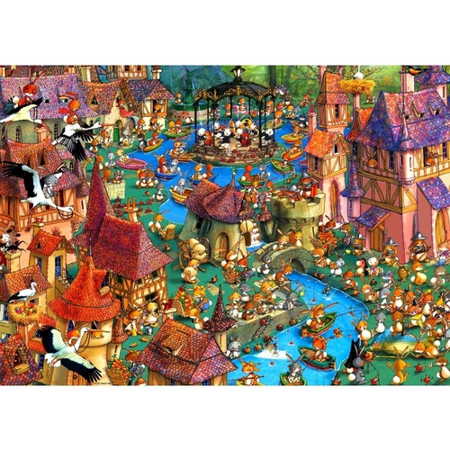 RUYER, BUNNYTOWN 1000pc (HEY29496)