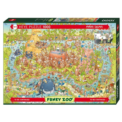 Funky Zoo Australian Habitat Puzzle 1000pcs (HEY29870)