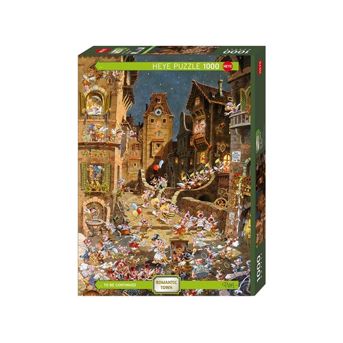 Romantic Town By Night Puzzle 1000pcs (HEY29875)