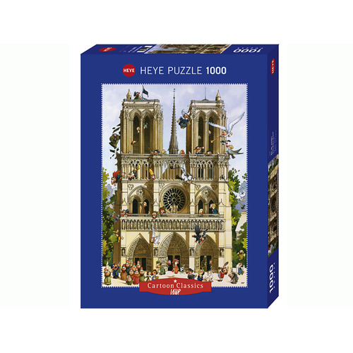 Heye Cartoon Classics Loup Vive Notre Dame Jigsaw Puzzle 1000 Pieces (HEY29905)