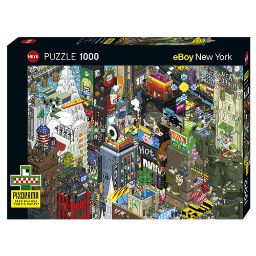 Heye Eboy New York Quest Jigsaw Puzzle 1000 Pieces (HEY29914)