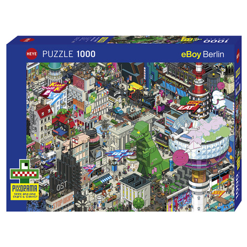 Heye Eboy Berlin Quest Adult Jigsaw Puzzle 1000 Pieces (HEY29915)