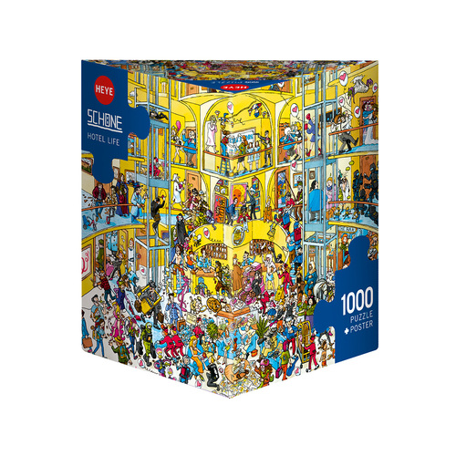 Heye Schone Hotel Life Jigsaw Puzzle + Poster 1000 Pieces (HEY29927)