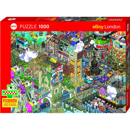 Heye Eboy London Quest Adult Jigsaw Puzzle 1000 Pieces (HEY29935)