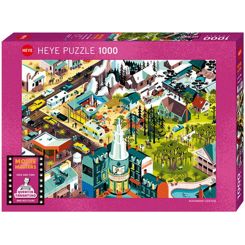 Heye Movie Masters Quentin Tarantino Jigsaw Puzzle 1000 Pieces (HEY29949)
