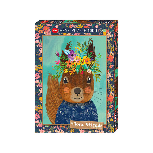 Heye Floral Friends Squirrel by Mia Charro Jigsaw Puzzle 1000 Pieces (HEY29953)