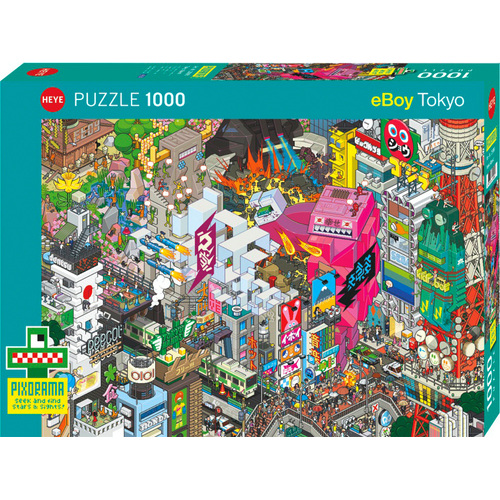 Heye Eboy Tokyo Quest Adult Jigsaw Puzzle 1000 Pieces (HEY29981)