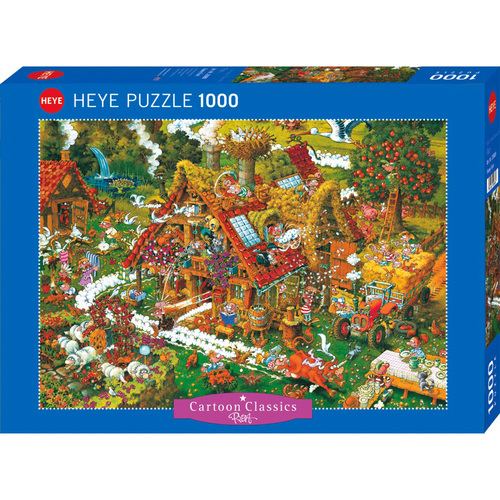 Heye Cartoon Classics Ryba Funny Farm Jigsaw Puzzle 1000 Pieces (HEY29989)