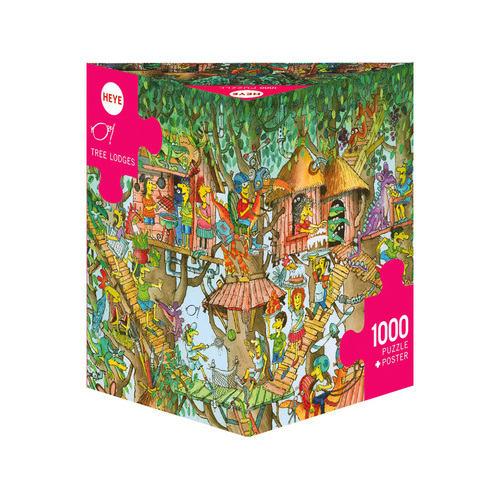 Heye Tree Lodges by Korky Paul Jigsaw Puzzle 1000 Pieces (HEY29990)