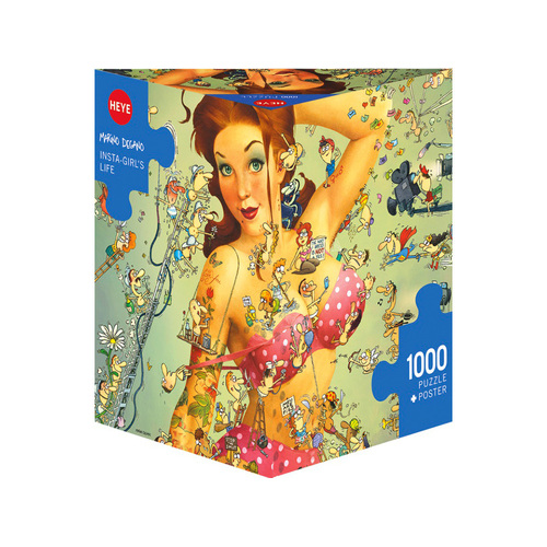 Heye Insta-Girls Life by Marino Degano Jigsaw Puzzle 1000 Pieces (HEY29992)