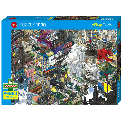 Heye Eboy Paris Quest Adult Jigsaw Puzzle 1000 Pieces (HEY30006)