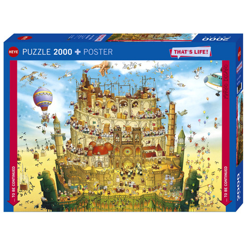 Heye Thats Life High Above Jigsaw Puzzle + Poster 2000 Pieces (HEY30014)