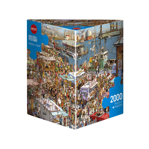 Heye Gobel/Knorr Fresh Fish Jigsaw Puzzle + Poster 2000 Pieces (HEY30025)