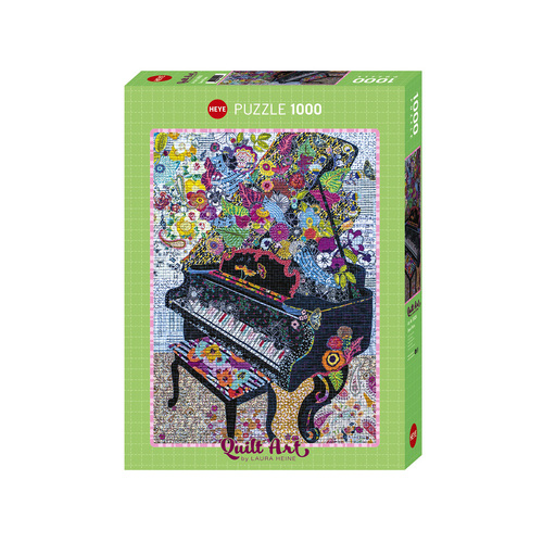 Heye Quilt Art Sewn Piano Jigsaw Puzzle 1000 Pieces (HEY30026)