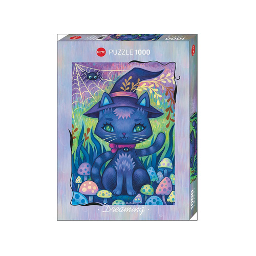 Heye Dreaming Witch Cat by Jeremiah Ketner Jigsaw Puzzle 1000 Pieces (HEY30030)