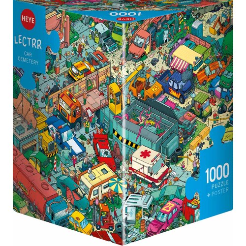 Heye Lectr Car Cemetry Adult Jigsaw Puzzle 1000 Pieces (HEY30046)