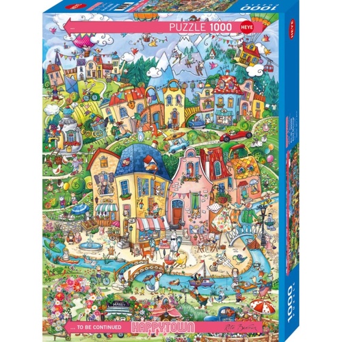 Heye Happytown Good Morning Jigsaw Puzzle 1000 Pieces
