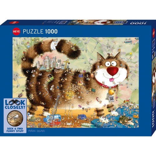 Heye Look Closely at the Cat Jigsaw Puzzle 1000 Pieces