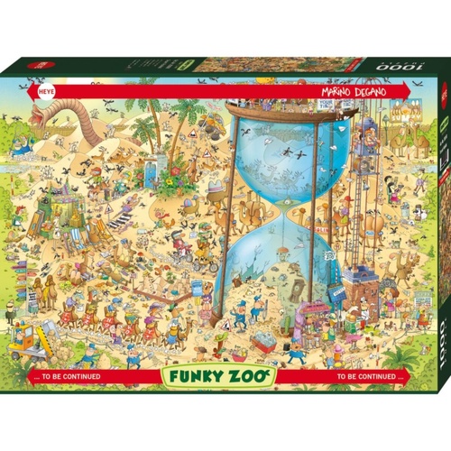 Heye Funky Zoo Desert Habitat Jigsaw Puzzle 1000 Pieces
