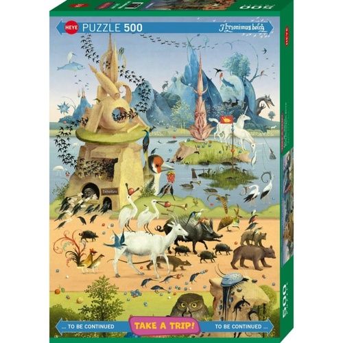 Heye Take A Trip with Hieronymus Bosch Jigsaw Puzzle 500 Pieces