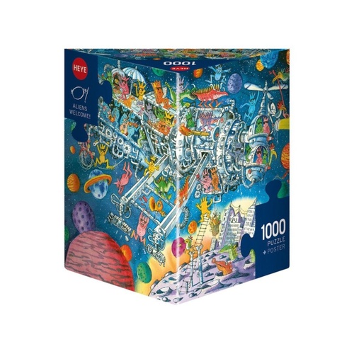 Heye Aliens Welcome! by Korky Paul Jigsaw Puzzle 1000 Pieces
