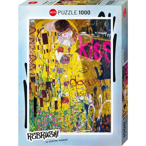 Heye Rebrush! The Kiss of Lovers Jigsaw Puzzle 1000 Pieces