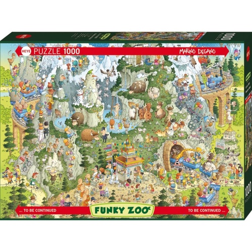 Heye Funky Zoo Himalayan Habitat Jigsaw Puzzle 1000 Pieces