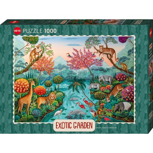 Heye Exotic Garden: Lagoon Paradise Jigsaw Puzzle 1000 Pieces