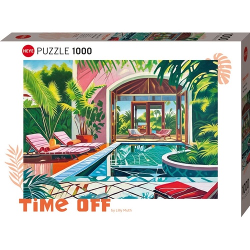 Heye Time Off: Pool Position Jigsaw Puzzle 1000 Pieces