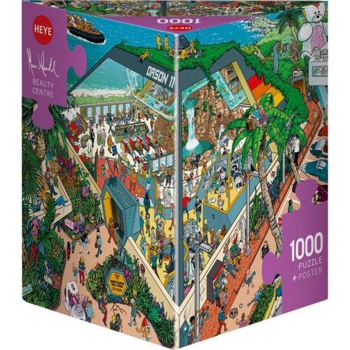 Heye Beauty Centre Jigsaw Puzzle Triangular Box 1000 Pieces