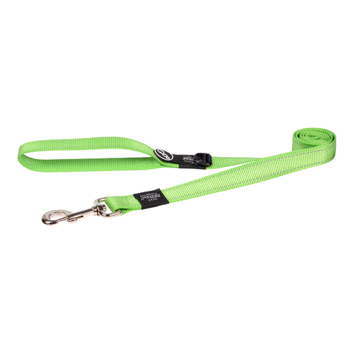 Rogz Classic Reflective Dog Safety Lead Lime XL